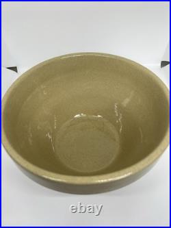 Vintage RRP Roseville Pottery Co Mixing Bowl Set of 3 Blue & Red Stripes Ohio
