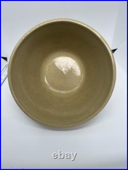 Vintage RRP Roseville Pottery Co Mixing Bowl Set of 3 Blue & Red Stripes Ohio