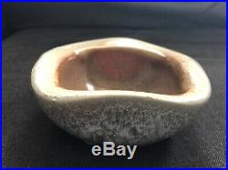 Vintage RUSSEL WRIGHT BAUER Art Pottery Bowl organic square MID CENTURY COLORS