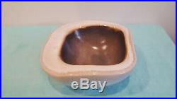 Vintage RUSSEL WRIGHT BAUER Art Pottery Bowl organic square no damage