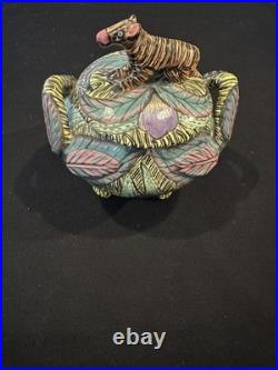 Vintage Rare Ardmore Ceramics Studio Hand Made and Painted Lidden Tureen Signed
