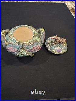 Vintage Rare Ardmore Ceramics Studio Hand Made and Painted Lidden Tureen Signed