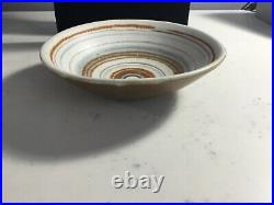 Vintage Rare Authentic Signed Glidden Fong Chow Gulfstream Strip Bowl No Res