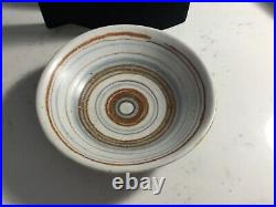 Vintage Rare Authentic Signed Glidden Fong Chow Gulfstream Strip Bowl No Res