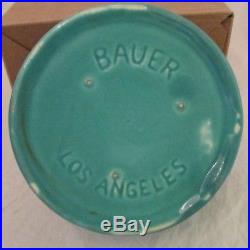 Vintage Rare Bauer Pottery Dog Bowl Jade Green 5.5 inch dog feeder Dog Dish