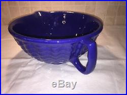 Vintage Rare Gladding Mcbean Cocinero Batter Bowl Cobalt Blue