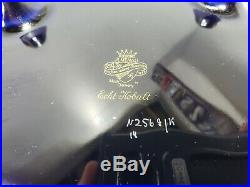 Vintage Rare Von Henneberg German Echt Kobalt Fine China Cobalt Blue Gold Bowl