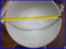 Vintage Red Wing #2 Shoulder Bowl 13 D x 6 H Stoneware Pottery