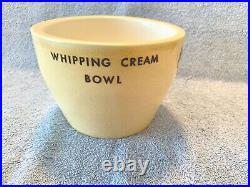 Vintage Red Wing USA Pottery Bowl Marigold (dairy) Whipping Cream-excellent