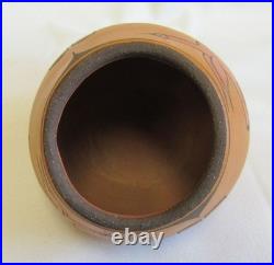 Vintage Rita Salas Shije Kayeiti Zia Indian Polychrome Slip Pottery Bowl Vase