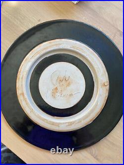 Vintage Rob Wiedmaier LARGE 17 Studio Art Pottery Southwestern Landscape Plate