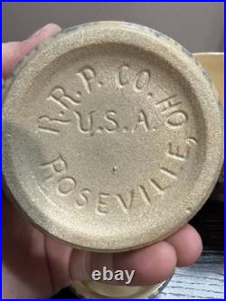 Vintage Robinson Ransbottom RRP Blue Spongeware Mixing Bowl Set Roseville OH