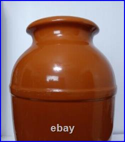 Vintage Robinson Ransbottom Roseville Pottery Floor Vase #294 18 Burnt Orange