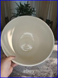 Vintage Robinson Ransbottom pottery 8 Qt mixing bowl Very Large 12LBS
