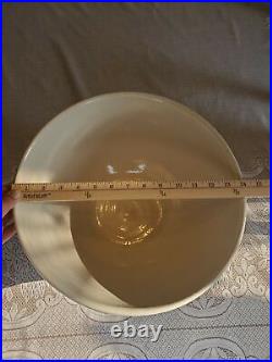 Vintage Robinson Ransbottom pottery 8 Qt mixing bowl Very Large 12LBS