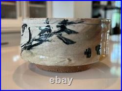 Vintage Ron Meyers Studio Art Earthenware Glazed Pottery Tea Bowl Low Bowl