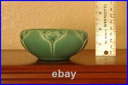 Vintage Rookwood Pottery Arts & Crafts Cabinet Bowl XXIX 1929 #2098 Blue-Green