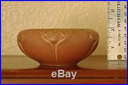Vintage Rookwood Pottery Arts Crafts Cabinet Bowl XXVII 1927 #2098 Matte Mauve