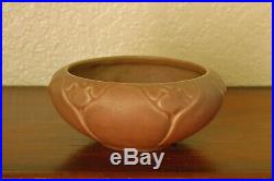 Vintage Rookwood Pottery Arts Crafts Cabinet Bowl XXVII 1927 #2098 Matte Mauve