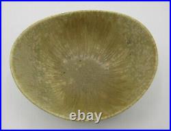 Vintage Rorstrand Sweden Gunnar Nylund glazed ceramic pottery bowl 4.25 GN/US