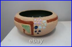Vintage Roseville Arts & Crafts Pottery Montique Bowl
