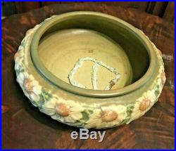 Vintage Roseville Dahlrose Art Pottery Console Bowl