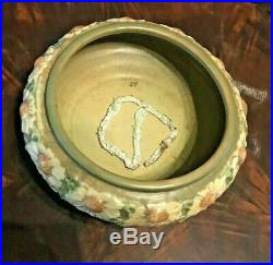 Vintage Roseville Dahlrose Art Pottery Console Bowl