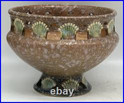Vintage Roseville Ferella 210-4 Pedestal Bowl Vase, Excellent