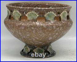 Vintage Roseville Ferella 210-4 Pedestal Bowl Vase, Excellent