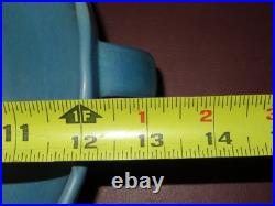 Vintage Roseville Pottery 1BL2-10 Blue Snowberry Two-Handle Console Fruit Bowl