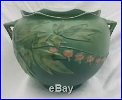Vintage Roseville Pottery 651-8 Bleeding Heart Design Very Large Console Bowl
