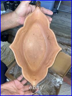 Vintage Roseville Pottery Apple Blossom Bowl