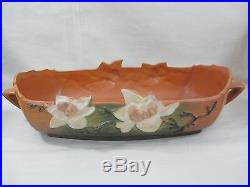 Vintage Roseville Pottery Magnolia Large Console Bowl, #452-14, ca. 1943