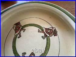 Vintage Roseville pottery, child's Santa Claus dish/bowl. Very Rare, in GUC