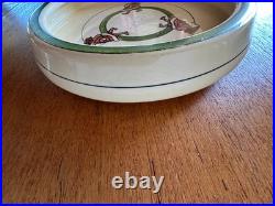 Vintage Roseville pottery, child's Santa Claus dish/bowl. Very Rare, in GUC