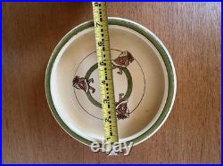 Vintage Roseville pottery, child's Santa Claus dish/bowl. Very Rare, in GUC