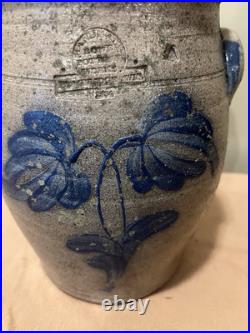 Vintage Rowe Pottery Works Stoneware Crock Cambridge Wis 1984