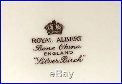 Vintage Royal Albert Silver Birch Round Covered Vegetable Bowl