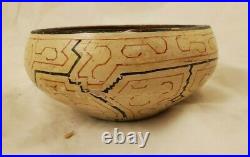 Vintage Shipibo Pottery Bowl