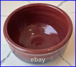 Vintage Signed Carl Sheehan Studio Art Pottery Two Piece Bowl w Lid Decor Gifts
