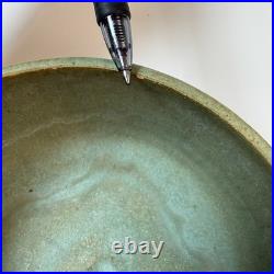 Vintage Signed Studio Pottery Bowl S. Ryder Dated 1970 Hand Thrown Stoneware