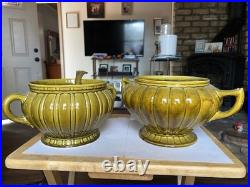 Vintage Soup Bowls Or Tureens From California Pottery Manufacturer's