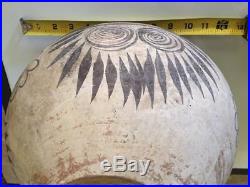Vintage Southwest Huge Native American Indian Pottery Bowl Pot Dish. 9 H X13 W