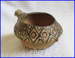 Vintage Southwest Indian Tesque Cochiti Pueblo Indian Style Turtle Effigy Bowl