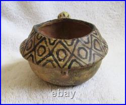 Vintage Southwest Indian Tesque Cochiti Pueblo Indian Style Turtle Effigy Bowl