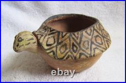 Vintage Southwest Indian Tesque Cochiti Pueblo Indian Style Turtle Effigy Bowl