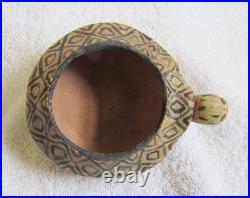 Vintage Southwest Indian Tesque Cochiti Pueblo Indian Style Turtle Effigy Bowl