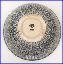 Vintage Spongeware Mixing Bowl Robinson Ransbottom 10 Qt Roseville Ohio XL 15