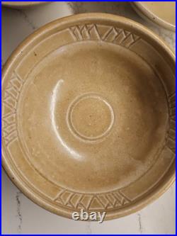 Vintage Stoneware Bowls Lot of 3