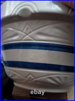 Vintage Stoneware Mixing Bowl Lot Of 3 Robinson Ransbottom Pottery Roseville